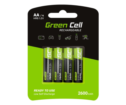 Bateria lub akumulatorek Green Cell 4x AA HR6 2600mAh GR01